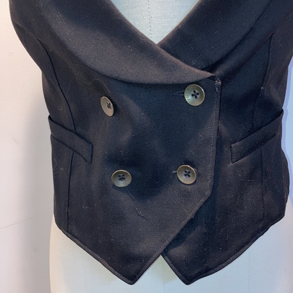 Rag and Bone Double Breasted Wool Vest size 4 - Picture 2 of 5